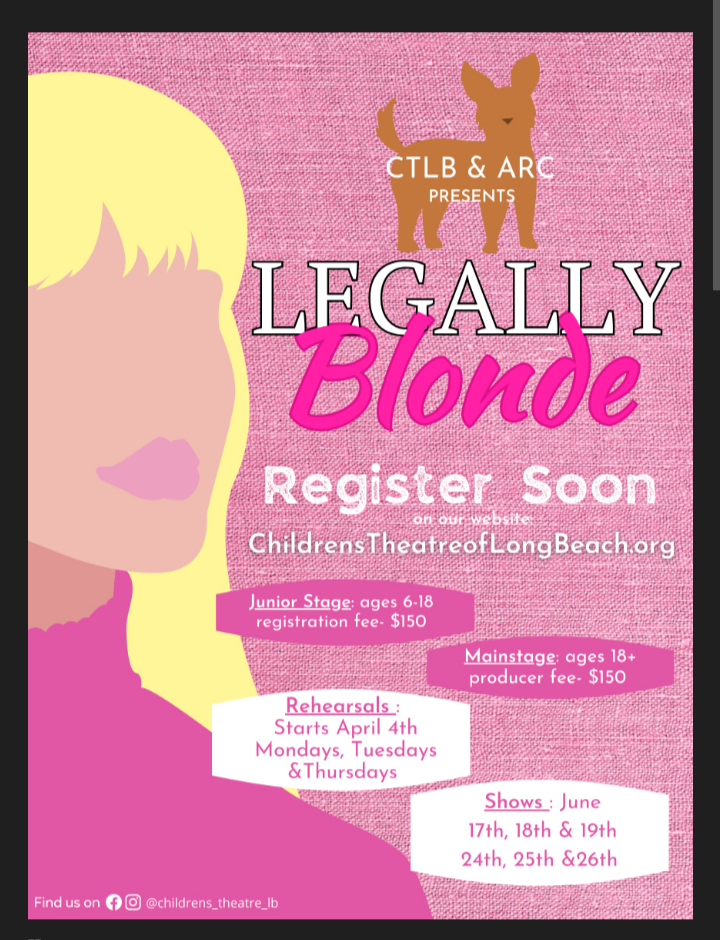 Legally Blonde Graphic Flyer 2022